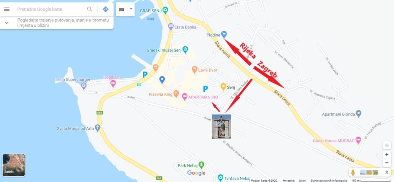 Apartman Pio Senj  Zewnętrze zdjęcie